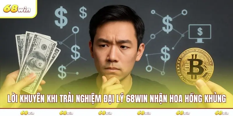 Lời khuyên khi trải nghiệm đại lý 68WIN nhận hoa hồng khủng